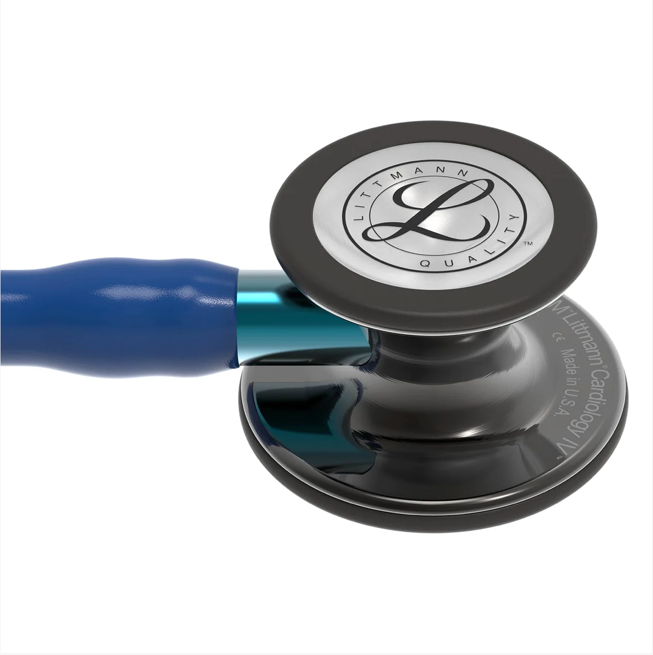 Littmann Cardiology IV: High Polish Smoke-Finish Chestpiece, Navy Tube, Blue Stem and Black Headset 6202 - Estetoscopio Littmann - A sólo $ 5890! Compra ahora en McStethoscope