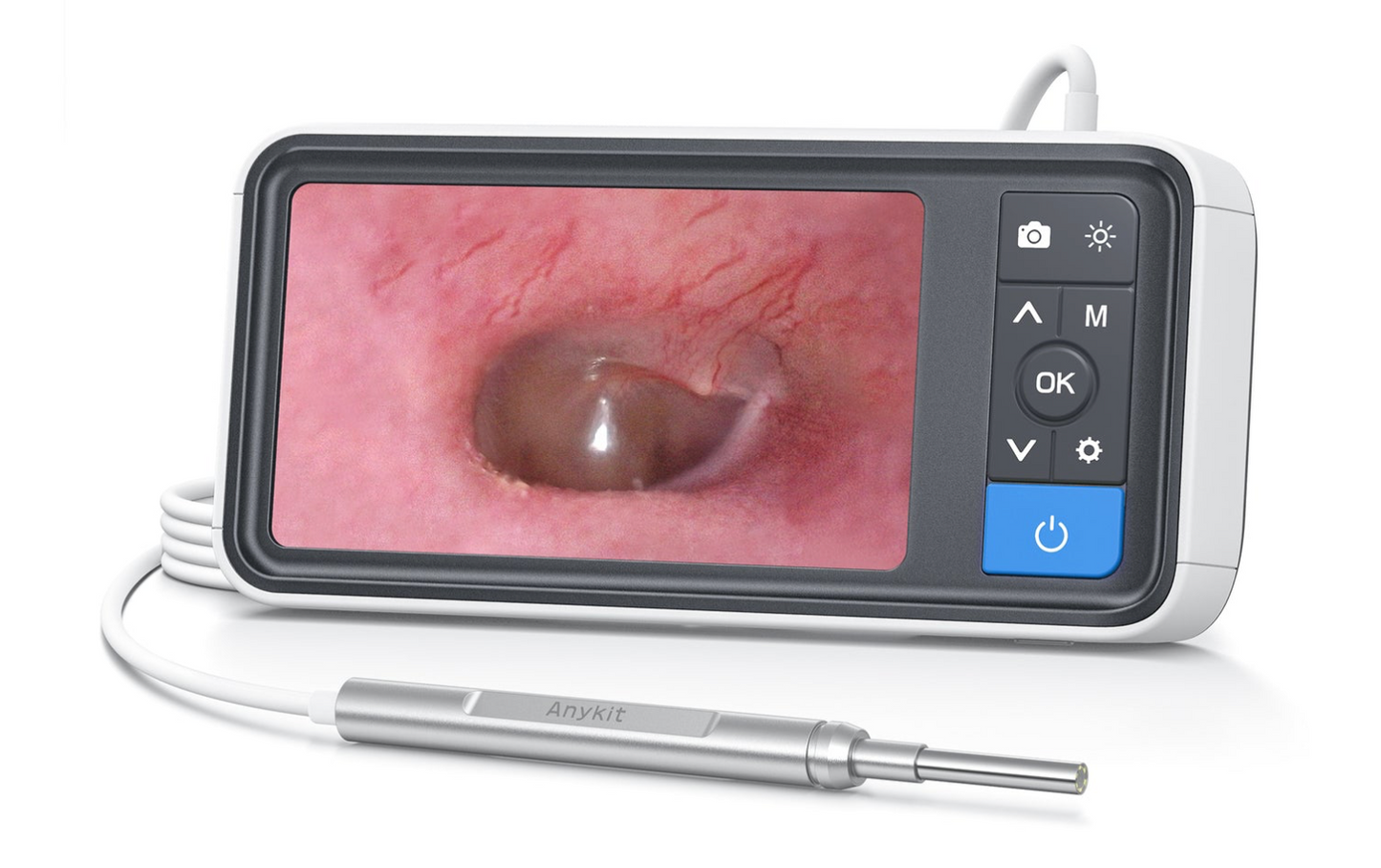 Otoscopio Digital Anykit c/Pantalla 4.5 Pulgadas, cámara alcance auditivo 3.9 mm, Memoria 32 GB (Foto y Video) - Otoscopio Anykit - A sólo $ 3290! Compra ahora en McStethoscope