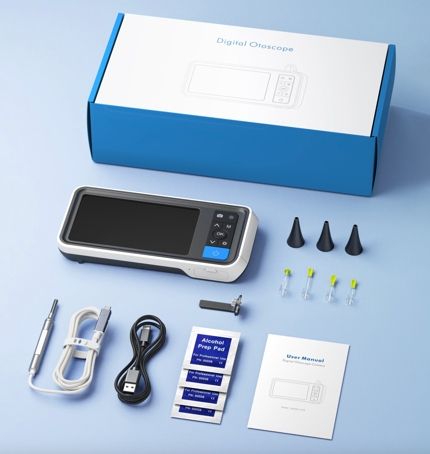 Otoscopio Digital Anykit c/Pantalla 4.5 Pulgadas, cámara alcance auditivo 3.9 mm, Memoria 32 GB (Foto y Video) - Otoscopio Anykit - A sólo $ 3290! Compra ahora en McStethoscope