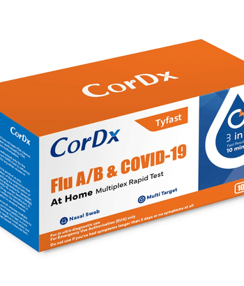 CorDx Prueba Rápida Covid-19 e Influenza A/B (Aprobado FDA) 3 en 1