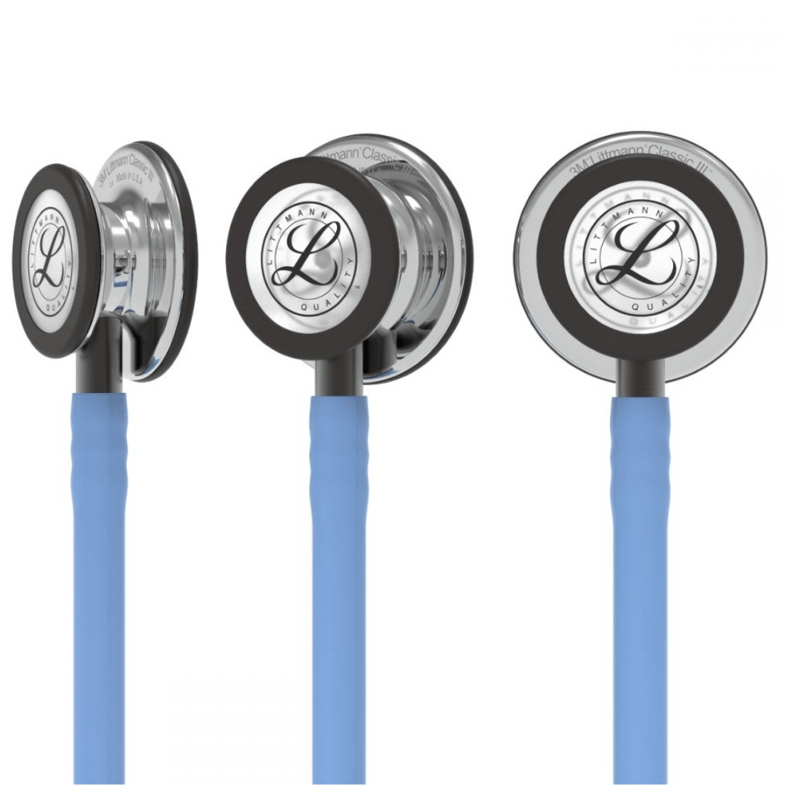 Estetoscopio Littmann Classic III con grabado láser personalizado, ideal para profesionales de la salud.