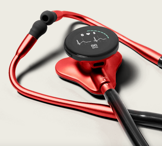 Estetoscopio Digital Eko CORE 500™ Ruby Red (Edición Limitada)