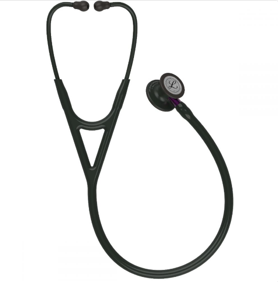 Littmann Cardiology IV: Black-Finish Chestpiece, Black Tube, Violet Stem & Black Headset 6203 - Estetoscopio Littmann - A sólo $ 5890! Compra ahora en McStethoscope