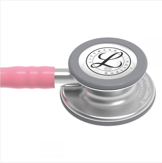 Littmann Classic III: Pearl Pink Tube 5633 - Estetoscopio Littmann - A sólo $ 2799! Compra ahora en McStethoscope