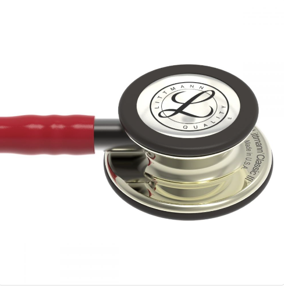 Littmann Classic III: Champagne-Finish Chestpiece, Burgundy Tube 5864 - Estetoscopio Littmann - A sólo $ 3290! Compra ahora en McStethoscope