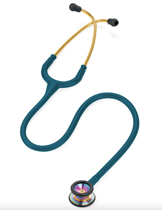 Littmann Classic II Pediátrico: Rainbow-Finish Chestpiece, Caribbean Blue Tube 2153 - Estetoscopio Littmann - A sólo $ 3340! Compra ahora en McStethoscope