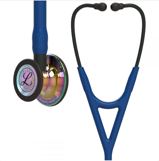 Littmann Cardiology IV: High Polish Rainbow Chestpiece, Navy Tube, Black Stem & Headset 6242 - Estetoscopio Littmann - A sólo $ 5890! Compra ahora en McStethoscope