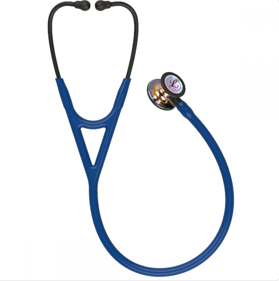 Littmann Cardiology IV: High Polish Rainbow Chestpiece, Navy Tube, Black Stem & Headset 6242 - Estetoscopio Littmann - A sólo $ 5890! Compra ahora en McStethoscope