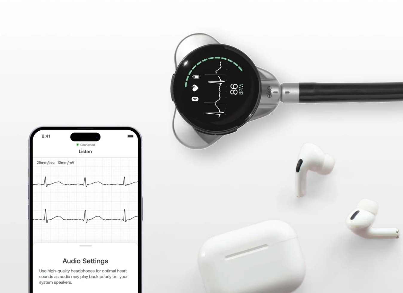 Estetoscopio Digital Eko CORE 500™ Matte Black - Estetoscopio Eko Health Inc. - A sólo $ 13190! Compra ahora en McStethoscope