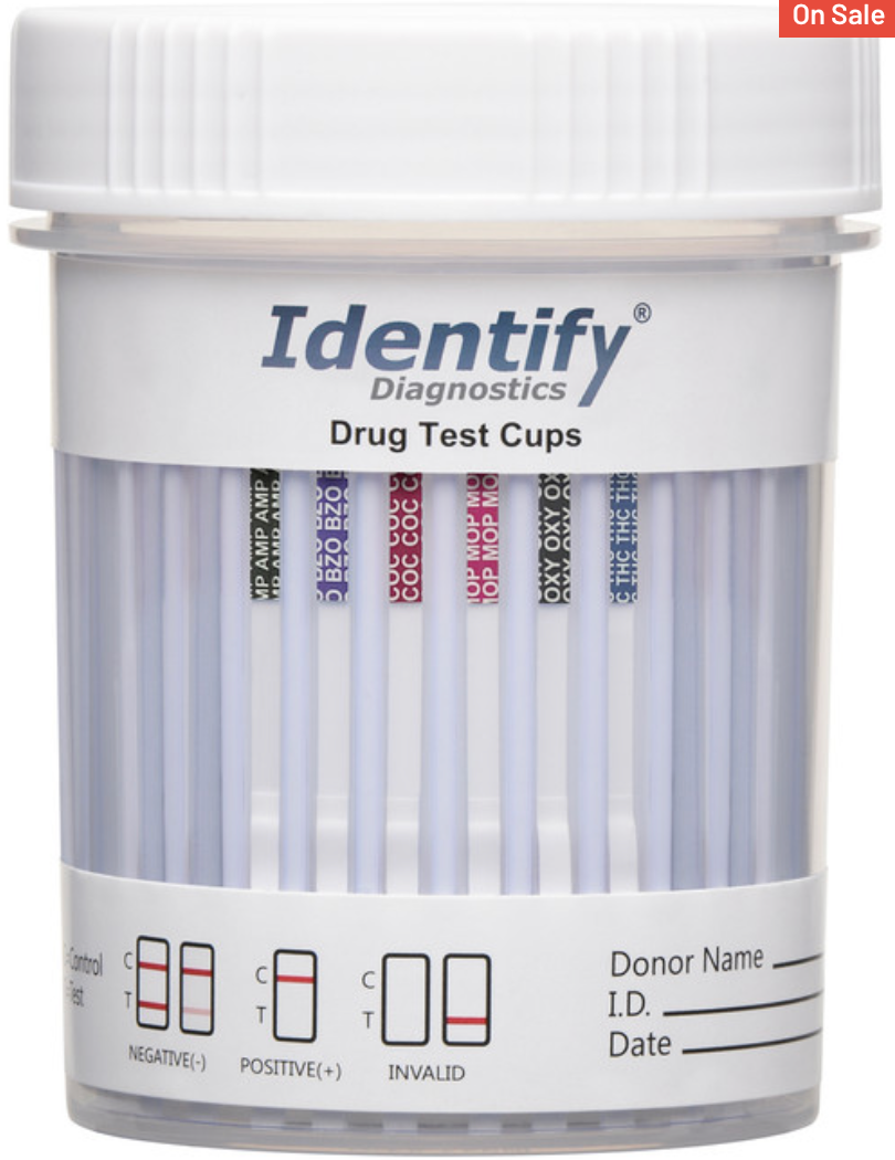 FDA Vaso de prueba Antidoping (6 Drogas) - Identify Diagnostics - (Paquete de 25) - Antidoping Tests Identify Diagnostics - A sólo $ 2590! Compra ahora en McStethoscope