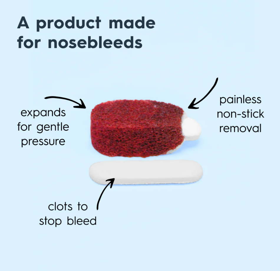 Nampons™ 12 Tapones Nasales Hipoalergénicos para Sangrado Nasal (Aprobado FDA) - Niño