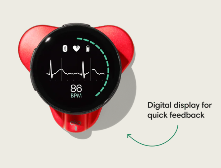 Estetoscopio Digital Eko CORE 500™ Ruby Red (Edición Limitada)