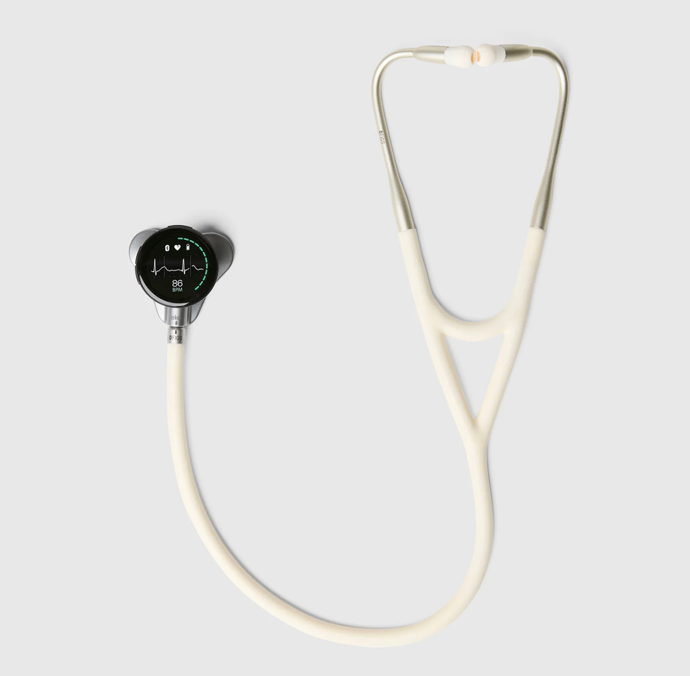 Estetoscopio Digital Eko Core 500™  Off White (Edición FIGS)