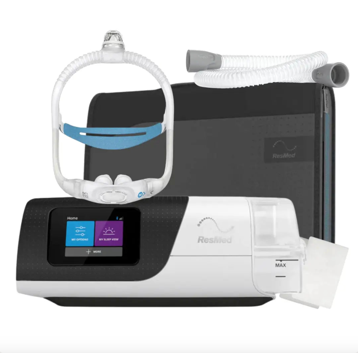 Kit CPAP Airsense 11 Autoset + Mascarilla Almohadillas P30i (Ch/M/G)