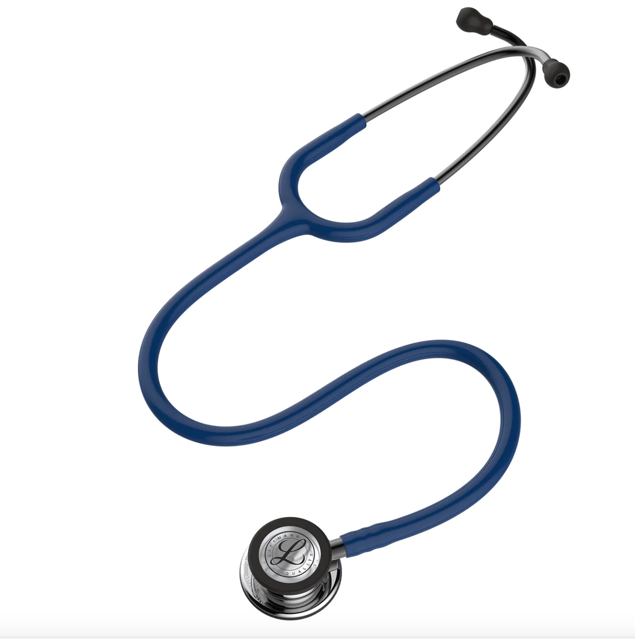Littmann Classic III Monitoring Stethoscope: Mirror & Navy Blue 5863