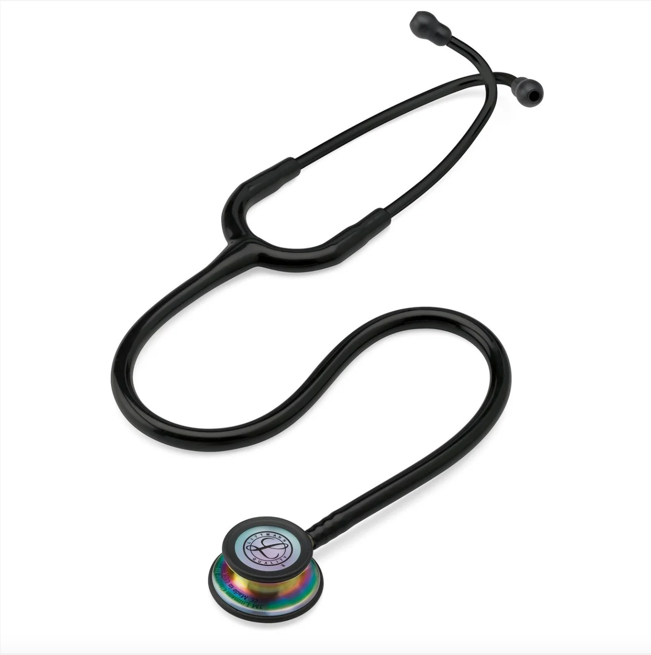 Littmann Classic III Monitoring Stethoscope: Rainbow and Black 5870