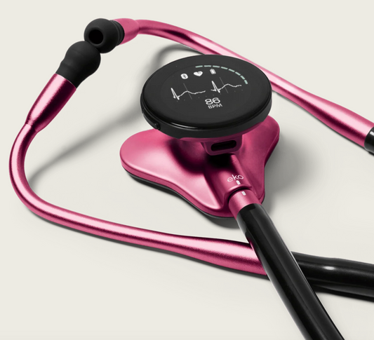 Estetoscopio Digital Eko CORE 500™ Electric Pink (Edición Limitada)