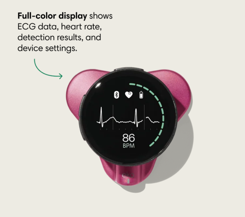 Estetoscopio Digital Eko CORE 500™ Electric Pink (Edición Limitada)