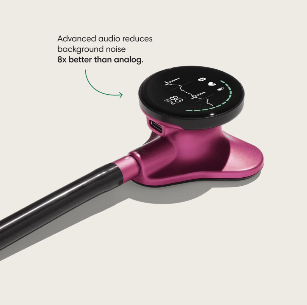 Estetoscopio Digital Eko CORE 500™ Electric Pink (Edición Limitada)