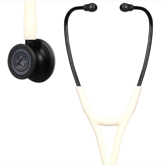 Littmann Cardiology IV: Black Matte-finish Chestpiece, Satin Alabaster Tube 6186C - Estetoscopio Littmann - A sólo $ 5990! Compra ahora en McStethoscope