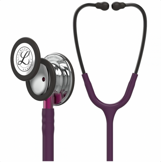 Littmann Classic III: Mirror Finish Chestpiece, Plum Tube, Pink Stem and Smoke Headset 5960 - Estetoscopio Littmann - A sólo $ 3340! Compra ahora en McStethoscope