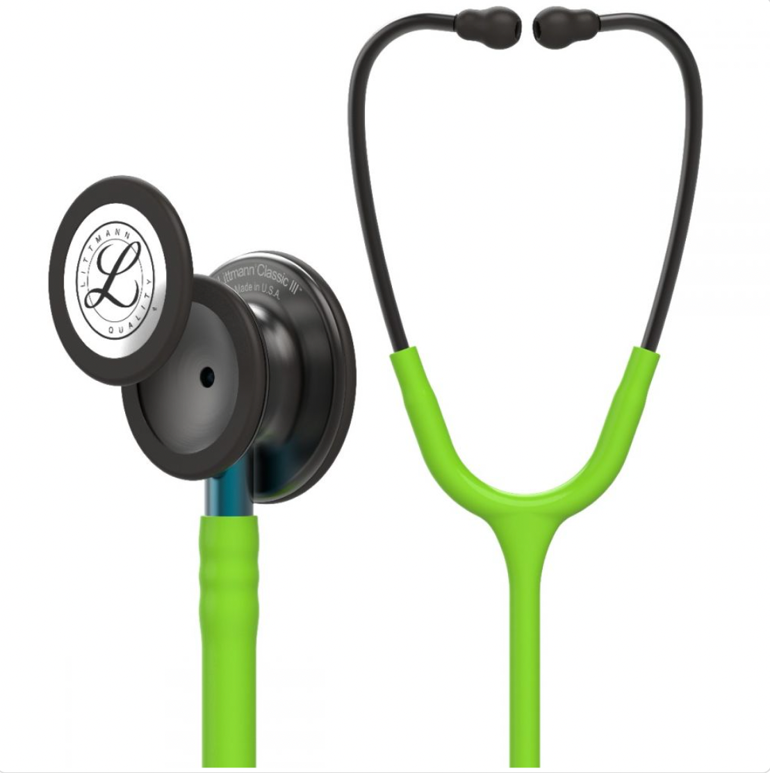 Littmann Classic III: Smoke Chestpiece, Lime Green Tube, Blue Stem and Smoke Headset 5875 - Estetoscopio Littmann - A sólo $ 3340! Compra ahora en McStethoscope