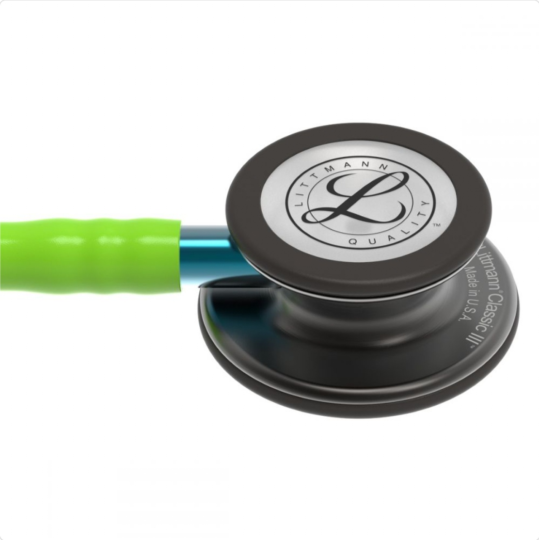 Littmann Classic III: Smoke Chestpiece, Lime Green Tube, Blue Stem and Smoke Headset 5875 - Estetoscopio Littmann - A sólo $ 3340! Compra ahora en McStethoscope