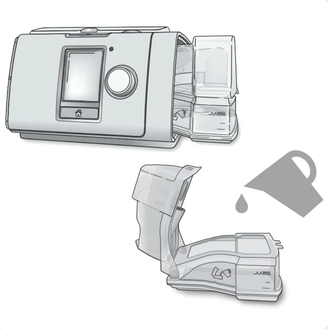 Depósito Humidificador para CPAP ResMed AirSense 10 - McStethoscope