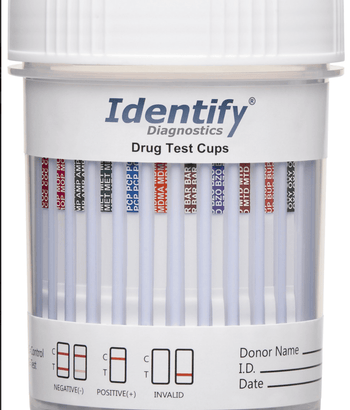 FDA Antidoping en Vaso Integrado (12 Drogas) - Identify Diagnostics - (Paquete de 25)