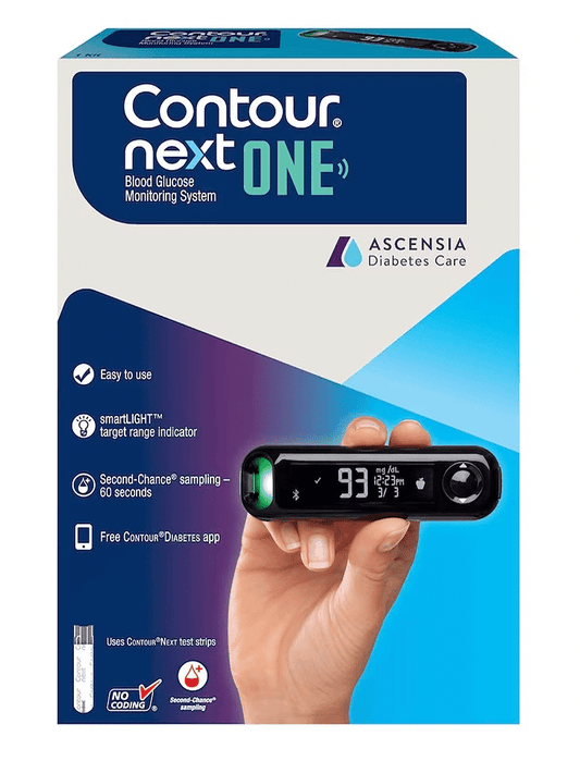 Glucómetro Contour Next One c/Conexión Bluetooth Smartphones (FDA Approved) - McStethoscope