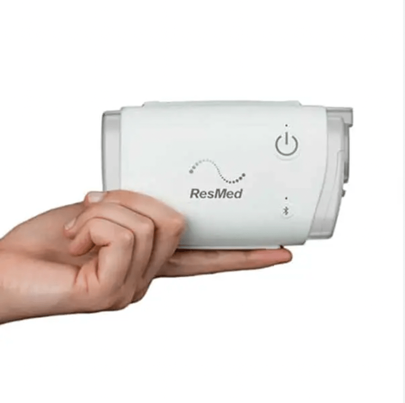 Kit CPAP Automático Resmed AirMini Viaje + Mask Pack P10 (Manguera, Conector y Mascarilla P10 con Cojines CH/M/G)