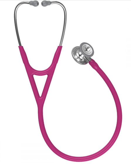 Littmann Cardiology IV: Standard - Finish, Raspberry Tube 6158 - McStethoscope