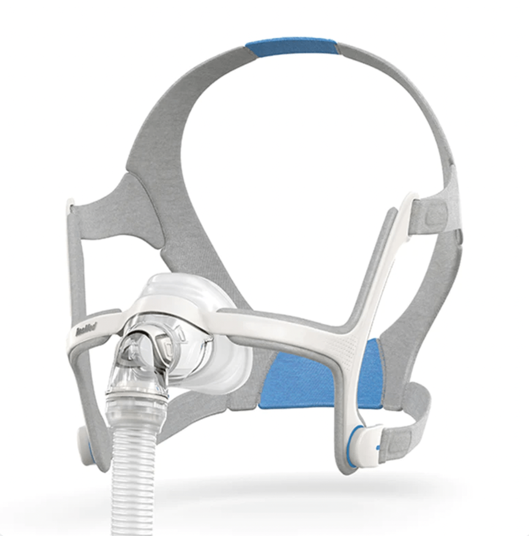 Mascarilla Nasal AirFit N20 para CPAP, diseño cómodo y adaptable, ideal para terapia de apnea del sueño.
