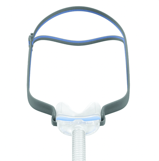 Mascarilla nasal para CPAP, dispositivo médico ideal para tratamiento de apnea del sueño, alta eficiencia y confort.