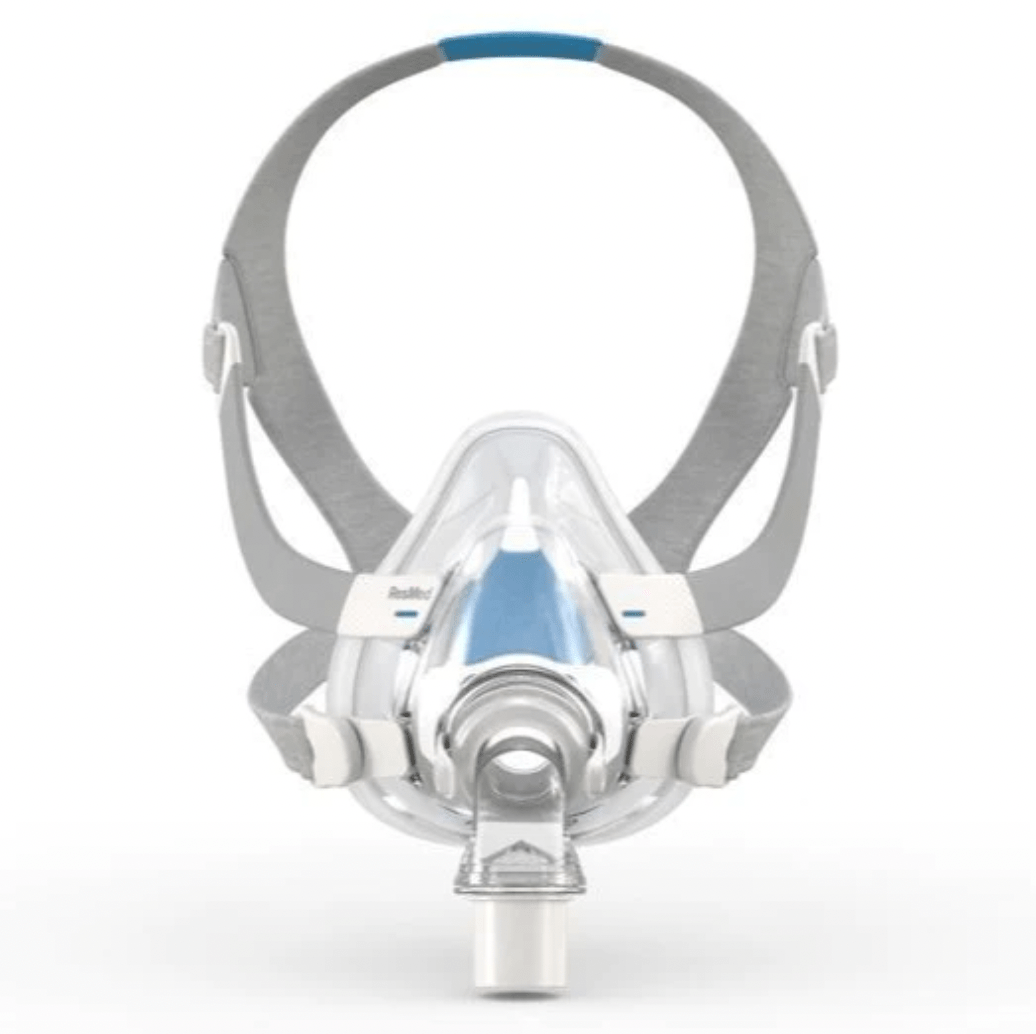 Mascarilla oronasal para CPAP ResMed, equipo médico avanzado para terapia respiratoria nocturna eficaz