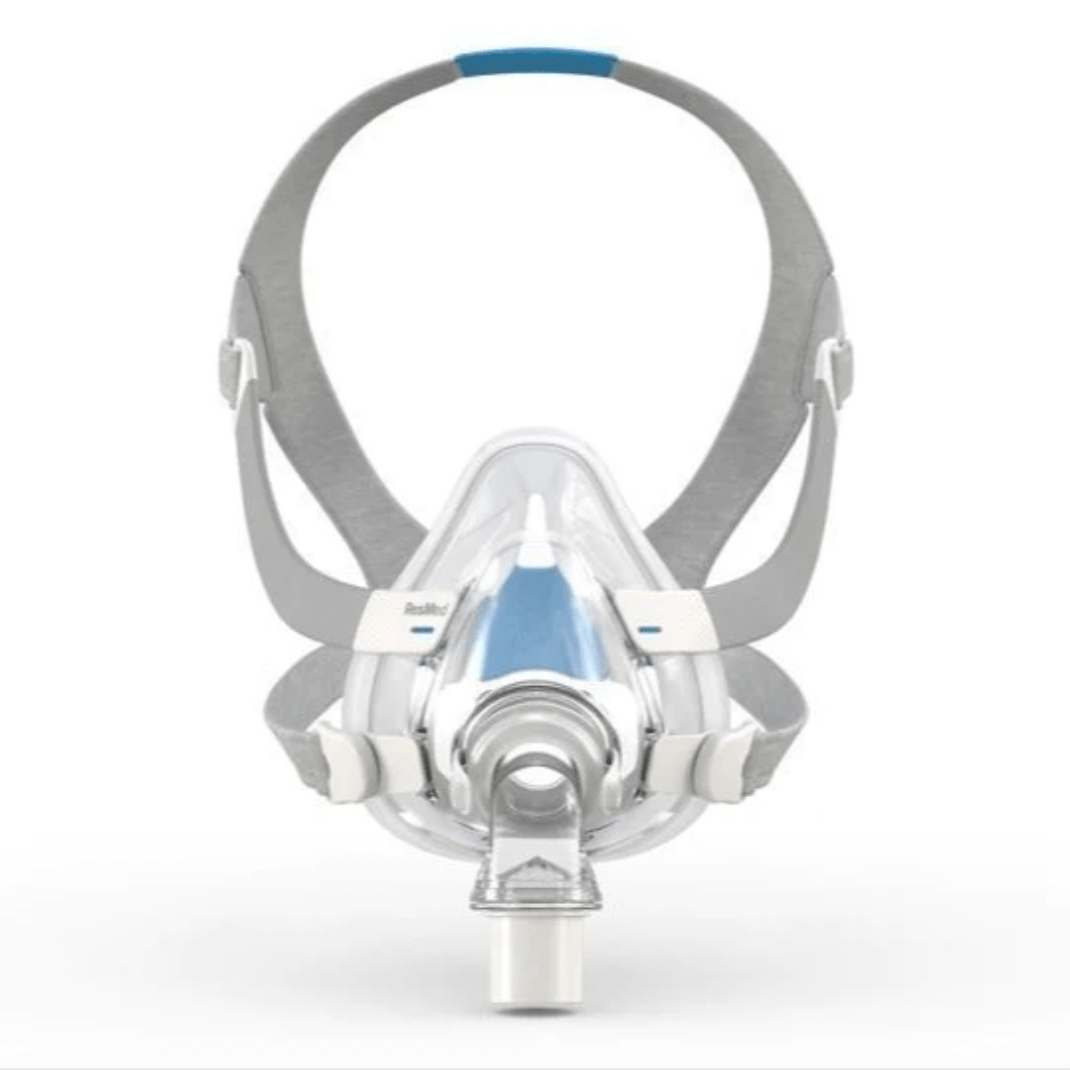 Máquina CPAP ResMed de última generación para tratamiento efectivo de apnea del sueño, diseño compacto y silencioso.