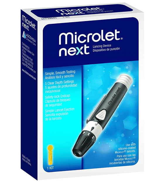 Microlet Next Dispositivo de Punción Ajustable (5 ajustes de profundidad) - McStethoscope